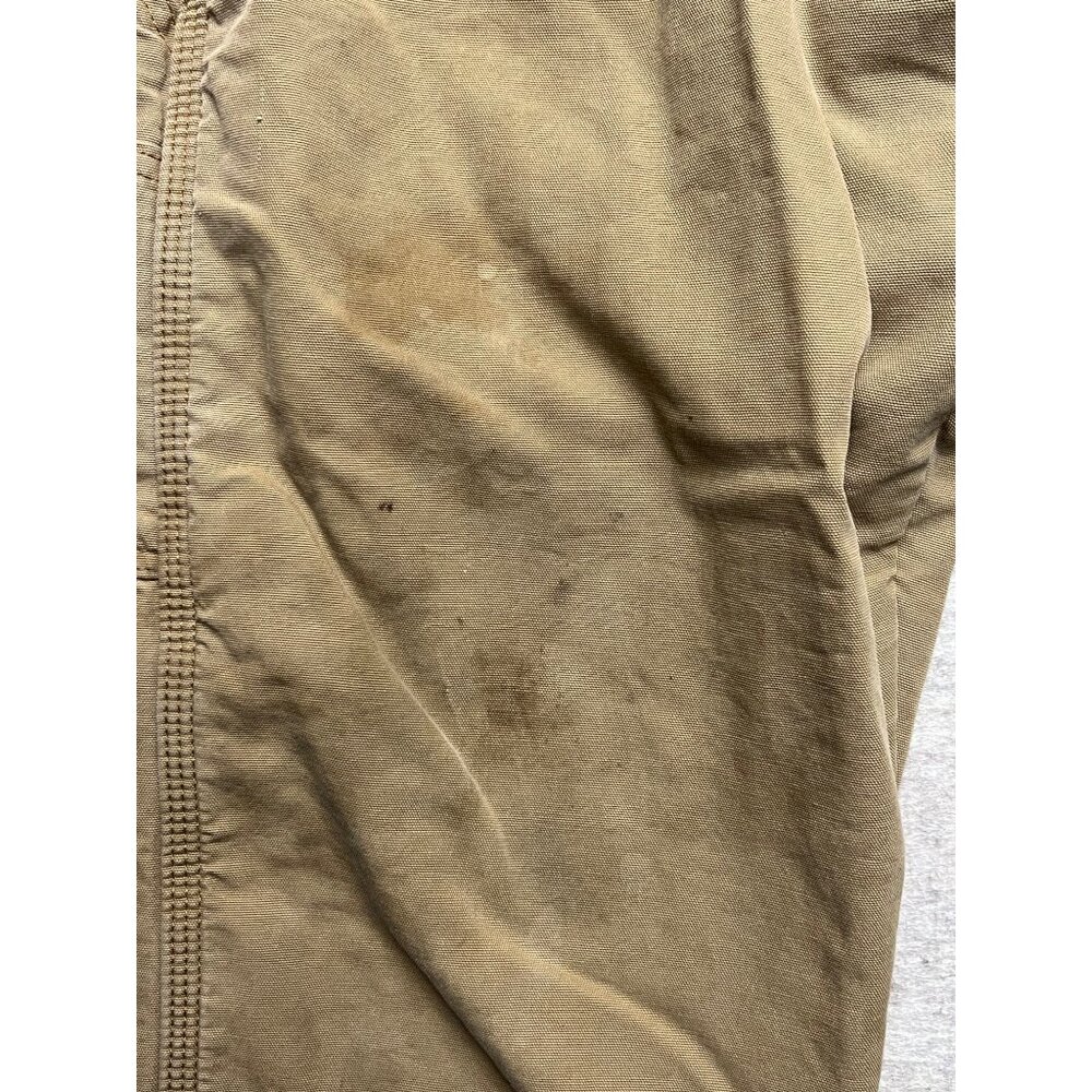 Wrangler Lined Tan Workwear Distressed Carpenter Pants 34 X 30 - Picture 3 of 13